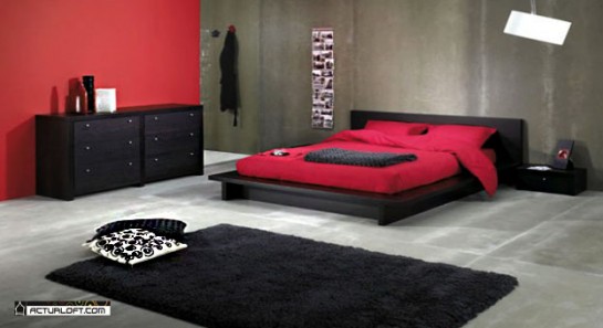 Cama. Look oriental, la plataforma que sobre sale del colchón da una sensación de amplitud, ideal para tu hogar Ref.A 009